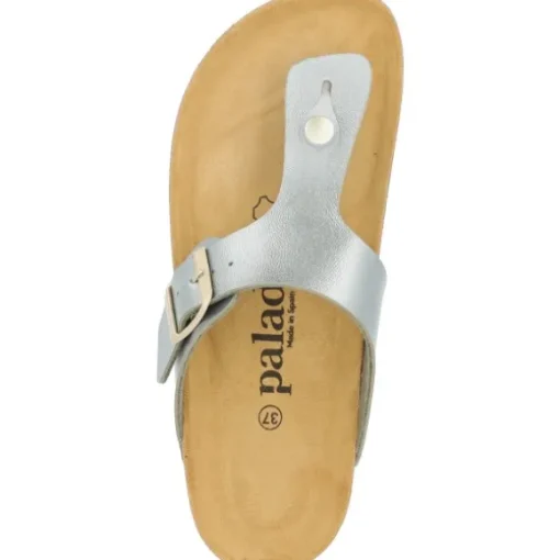 Palado Kos BEGS by Sila Sahin, Zehentrenner, Damen, Olive Metallic