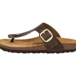 Palado Kos Denka, Pantoletten, Damen, Khaki/Dunkelbraun