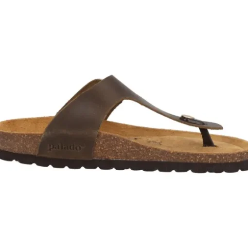 Palado Kos Denka, Pantoletten, Damen, Khaki/Dunkelbraun