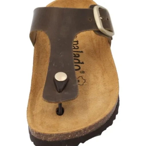 Palado Kos Denka, Pantoletten, Damen, Khaki/Dunkelbraun