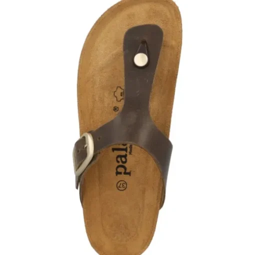 Palado Kos Denka, Pantoletten, Damen, Khaki/Dunkelbraun