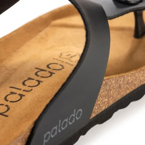Palado Kos Herren Matt, Pantoletten & Badeschuhe, Herren, Schwarz