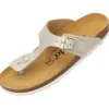 Palado Kos Magnolia by Sila Sahin, Pantoletten, Damen, Weißgold