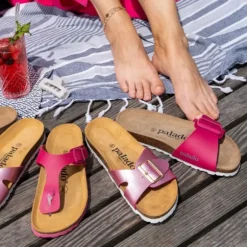 Palado Kos Matt, Zehentrenner, Damen, Pink