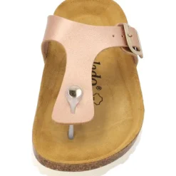 Palado Kos Metallic, Zehentrenner, Damen, Kupfer