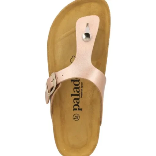 Palado Kos Metallic, Zehentrenner, Damen, Kupfer