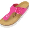 Palado Kos PL Lack, Zehentrenner, Damen, Pink
