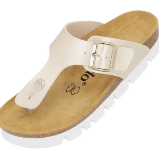 Palado Kos PL Metallic, Zehentrenner, Damen, Gold