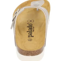 Palado Kos PL Metallic, Zehentrenner, Damen, Beige