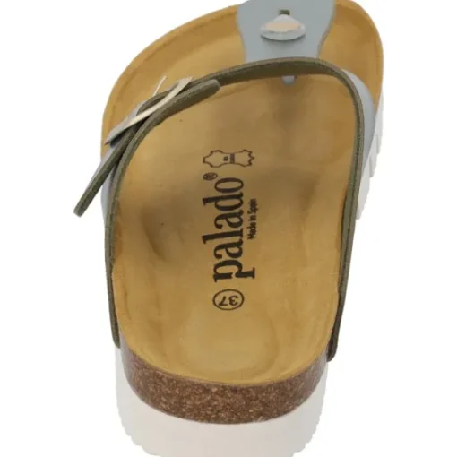 Palado Kos PL Metallic, Zehentrenner, Damen, Olive