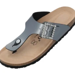 Palado Kos SQ by Sila Sahin, Zehentrenner, Damen, Anthrazit Metallic