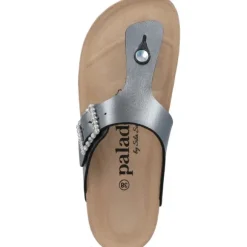Palado Kos SQ by Sila Sahin, Zehentrenner, Damen, Anthrazit Metallic