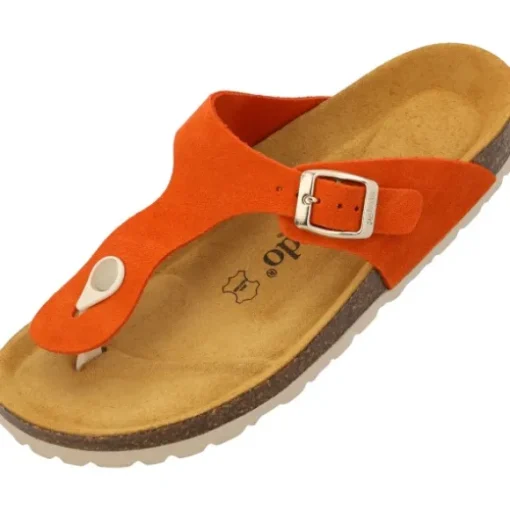 Palado Kos Suede Premium Leather, Pantoletten, Damen, Orange