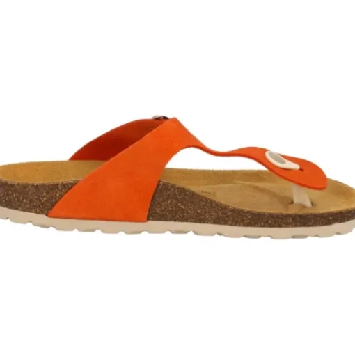 Palado Kos Suede Premium Leather, Pantoletten, Damen, Orange