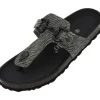Palado Kos Zebra, Zehentrenner, Damen, Olive