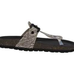Palado Kos Zebra, Zehentrenner, Damen, Beige