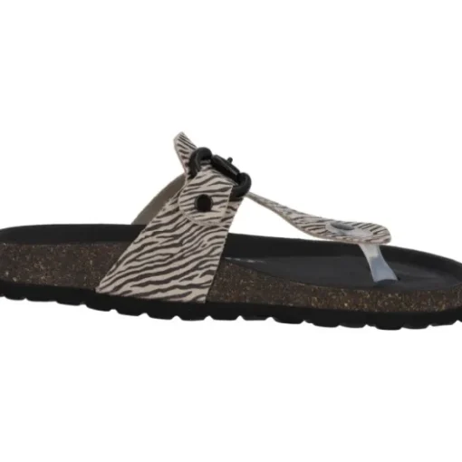 Palado Kos Zebra, Zehentrenner, Damen, Beige
