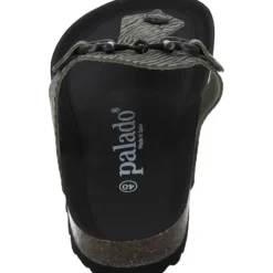 Palado Kos Zebra, Zehentrenner, Damen, Olive