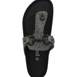 Palado Kos Zebra, Zehentrenner, Damen, Olive