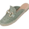 Palado Krisxina by Sila Sahin, Slipper, Damen, Grün