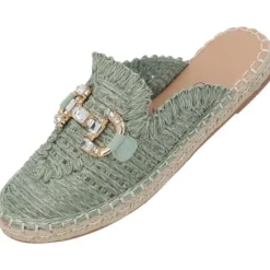 Palado Krisxina by Sila Sahin, Slipper, Damen, Grün