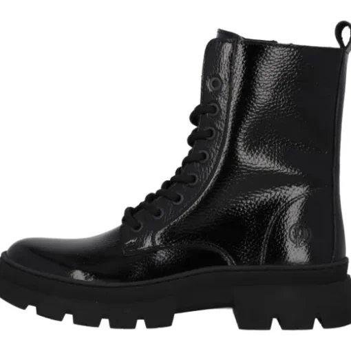 Palado Lambug, Schnürstiefeletten, Damen, Schwarz Lack