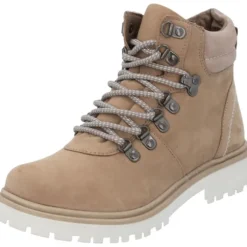 Palado Lanesi, Schnürstiefel, Damen, Beige