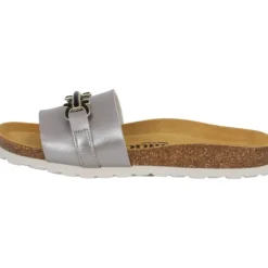 Palado Laudra, Pantoletten, Damen, Grau Metallic
