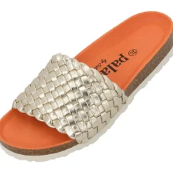 Palado Lerima by Sila Sahin, Pantoletten, Damen, Gold Metallic