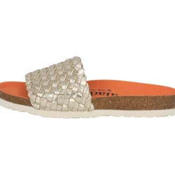 Palado Lerima by Sila Sahin, Pantoletten, Damen, Gold Metallic