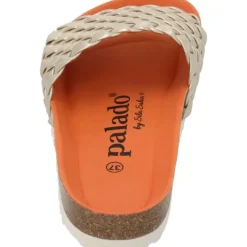 Palado Lerima by Sila Sahin, Pantoletten, Damen, Gold Metallic