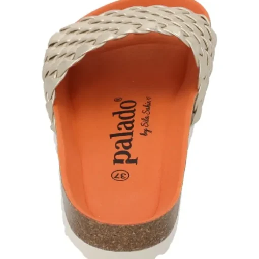 Palado Lerima by Sila Sahin, Pantoletten, Damen, Gold Metallic