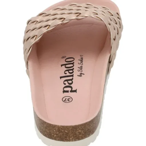 Palado Lerima by Sila Sahin, Pantoletten, Damen, Rosa Metallic