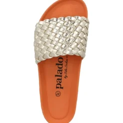 Palado Lerima by Sila Sahin, Pantoletten, Damen, Gold Metallic