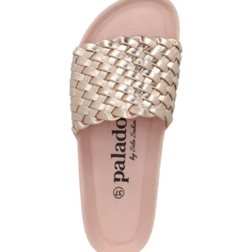 Palado Lerima by Sila Sahin, Pantoletten, Damen, Rosa Metallic