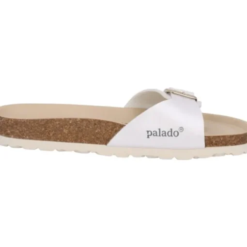 Palado Malta BE Metallic, Pantoletten, Damen, Weiß