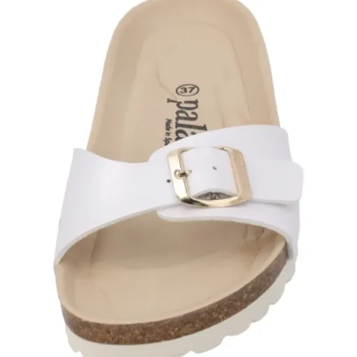 Palado Malta BE Metallic, Pantoletten, Damen, Weiß