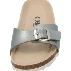 Palado Malta BE Metallic, Pantoletten, Damen, Olive