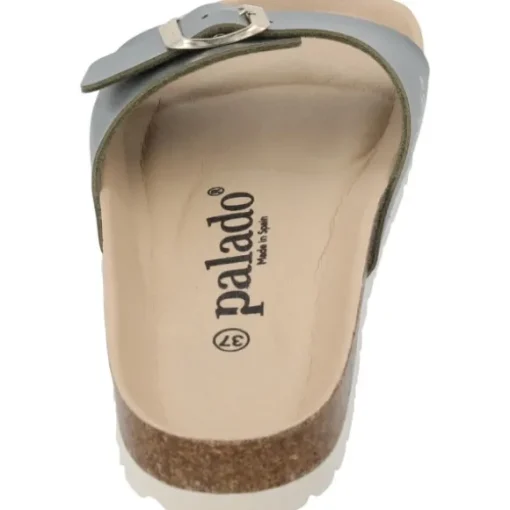 Palado Malta BE Metallic, Pantoletten, Damen, Olive
