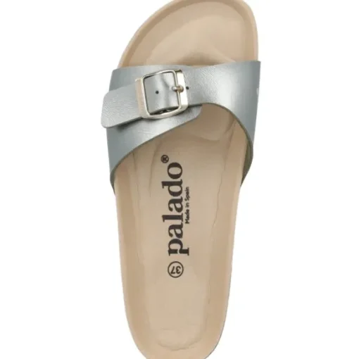 Palado Malta BE Metallic, Pantoletten, Damen, Olive