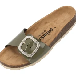 Palado Malta BX by Sila Sahin, Pantoletten, Damen, Khaki Lack