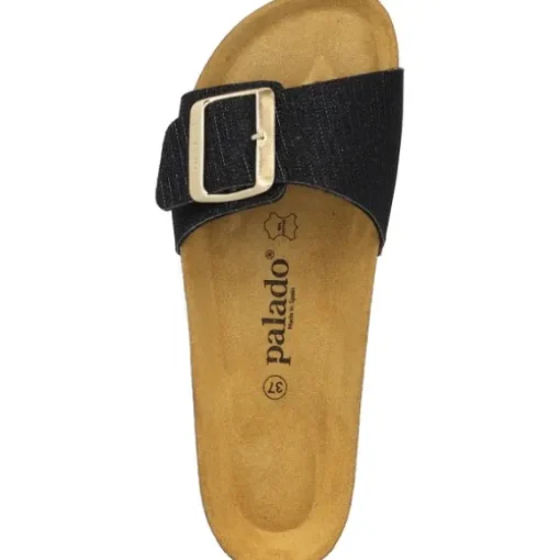 Palado Malta EGS Glitter, Pantoletten, Damen, Schwarz