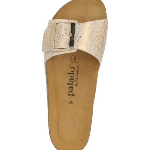 Palado Malta EGS Love by Sila Sahin, Pantoletten, Damen, Gold