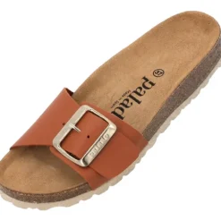 Palado Malta EGS Matt Premium Leather, Pantoletten, Damen, Terrakotta