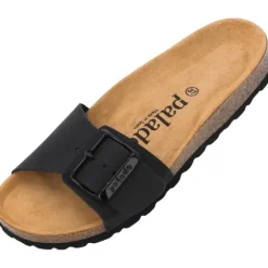 Palado Malta EGS Matt Premium Leather, Pantoletten, Damen, Schwarz