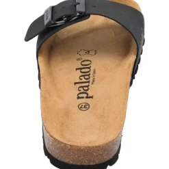 Palado Malta EGS Matt Premium Leather, Pantoletten, Damen, Schwarz