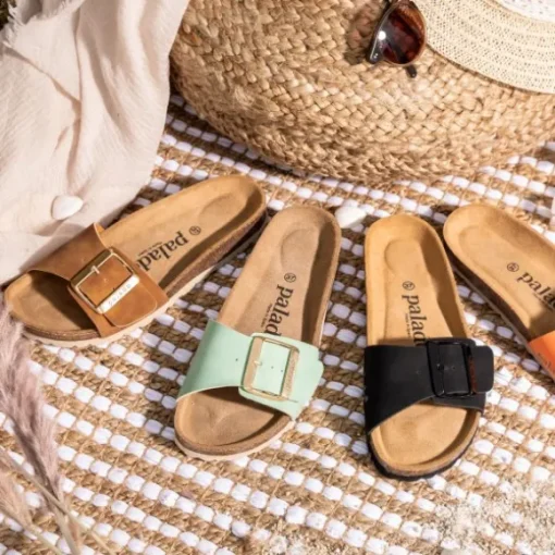Palado Malta EGS Matt Premium Leather, Pantoletten, Damen, Terrakotta
