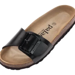 Palado Malta EGS Metallic, Pantoletten, Damen, Schwarz