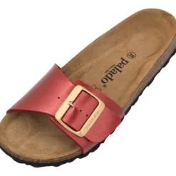 Palado Malta EGS Metallic, Pantoletten, Damen, Bordeaux