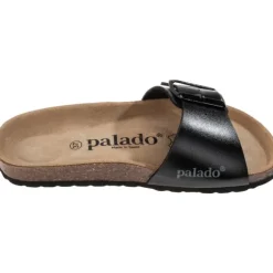 Palado Malta EGS Metallic, Pantoletten, Damen, Schwarz